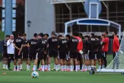 منتخب مصر يخوض تدريباته بسبوكين استعداداً لمواجهة إيران