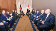 السيسي يلتقي المستشار الألماني ويشدد على تنفيذ المرحلة الثانية من اتفاق غزة
