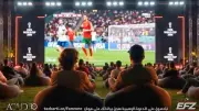 تجهيز منطقة Egyptian Fan Zone لمباراة مصر وبلجيكا في كأس العالم 2026