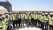 وزير الكهرباء ونائب محافظ أسوان يتفقدان مجمع بنبان للطاقة الشمسية