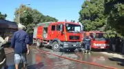 السيطرة على حريق مخزن مواد غذائية بالمنيا دون إصابات