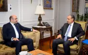وزير الخارجية يستقبل رئيس الهيئة البرلمانية لحزب حماية الوطن