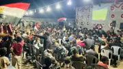 أهالي غزة يدعمون المنتخب المصري أمام بلجيكا في كأس العالم 2026