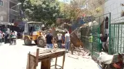 نقل باعة جمال عبد الناصر بالمنيرة الغربية إلى سوق حضاري جديد على سور السكة الحديد