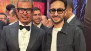 حمادة هلال يخطف الأنظار مع عمرو دياب في ظهور جديد ويشيد بفيلم 7 Dogs