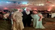 حسين فهمي يحتفل بزفاف حفيده أحمد هشام عكاشة في حفل عائلي مميز