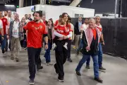 العائلة المالكة الأردنية تساند النشامى من مدرجات سان فرانسيسكو