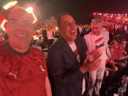 فرحة عارمة في Egyptian Fan Zone بعد إحراز المنتخب الهدف الأول بمرمي بلجيكا