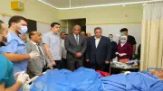 محافظ كفرالشيخ يوجه بتوفير الرعاية الطبية لرئيسة قرية مصابة