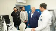 محافظ مطروح يتفقد مستشفى العلمين النموذجي للاطمئنان على جودة الخدمات الطبية