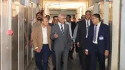 رئيس جامعة المنيا يتفقد أعمال التطوير الشامل بمستشفى القلب والصدر