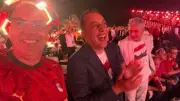 فرحة وزارية في الفان زون: مدبولي وسويلم وفتحي يحتفلون بهدف مصر في بلجيكا بمونديال 2026