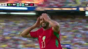 المغرب يتقدم على البرازيل بهدف صيبري في كأس العالم 2026