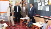 محافظ الوادي الجديد تتابع امتحانات المدرسة الرسمية الدولية IPS