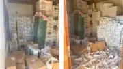 ضبط أكثر من 12 ألف عبوة سجائر مهربة قبل ترويجها بالسوق السوداء