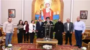 البابا تواضروس يستقبل رئيس المتحف الكبير ووزير أوقاف كوردستان