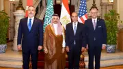 اجتماع رباعي لوزير الخارجية مع نظرائه السعودي والتركي ومستشار أمريكي لبحث الأزمات الإقليمية