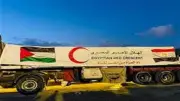الهلال الأحمر يطلق قافلة زاد العزة 213 بـ2000 طن مساعدات لغزة