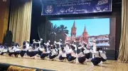 طلاب مدارس الحسام يوثقون إنجازات السيسي في حفل ختام أنشطتهم بملحمة فنية