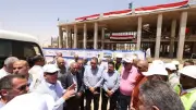 وزير النقل يتفقد 9 محطات بالخط الثاني لقطار الصعيد الكهربائي