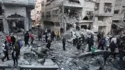 استشهاد فلسطينيين بقصف إسرائيلي شمال مخيم النصيرات وسط غزة