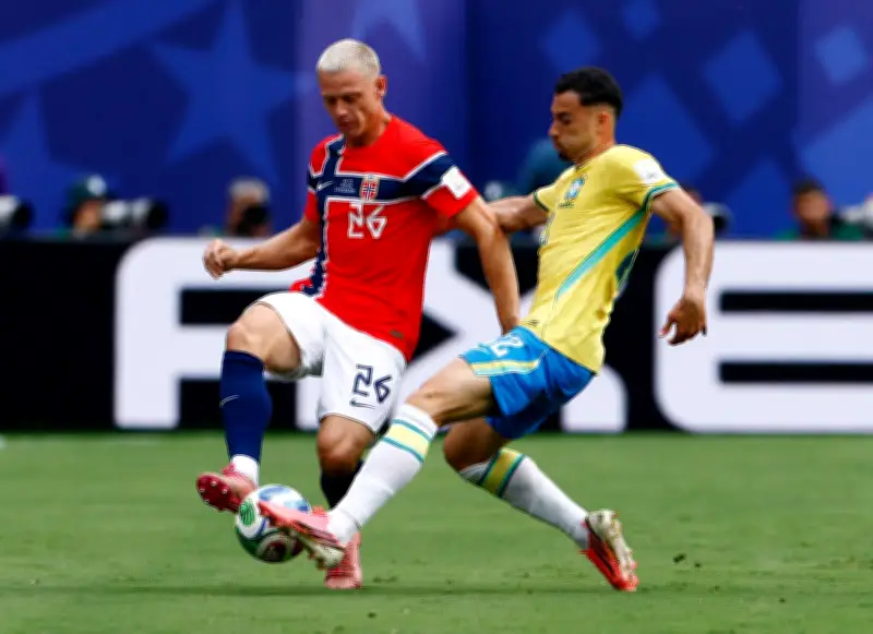 تعادل سلبي بين البرازيل والنرويج في الشوط الأول من مباراة ودية