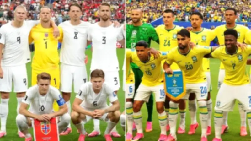 التشكيل الرسمي لمباراة البرازيل والنرويج في كأس العالم