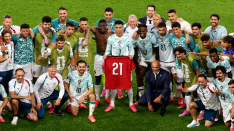 كريستيانو رونالدو يهدي تأهل البرتغال لروح ديوجو جوتا بقميصه رقم 21