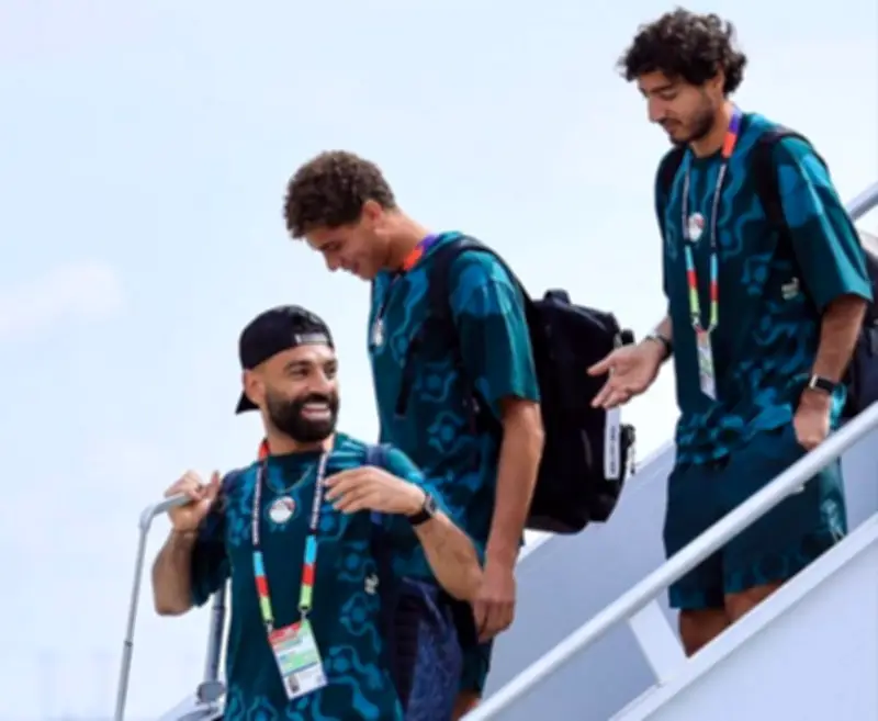 وصول بعثة منتخب مصر إلى أتلانتا استعداداً لمواجهة الأرجنتين بكأس العالم