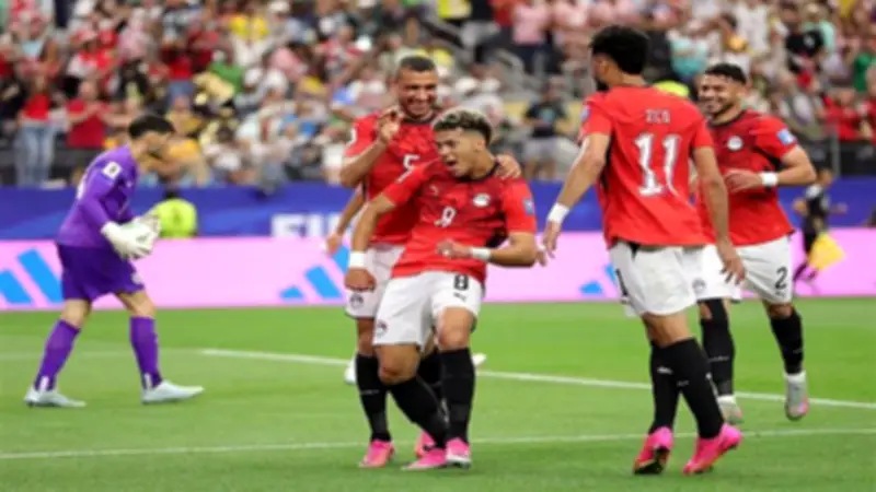 رقصة إمام عاشور بعد هدفه في أستراليا تتحول لتريند عالمي