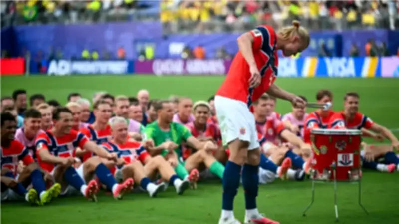 هالاند يقود احتفال الفايكنج بعد إقصاء البرازيل في كأس العالم 2026