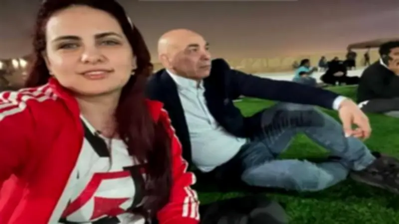 دانا آدم زوجة حسام حسن تحتفل بتأهل مصر لدور الـ16 بكأس العالم