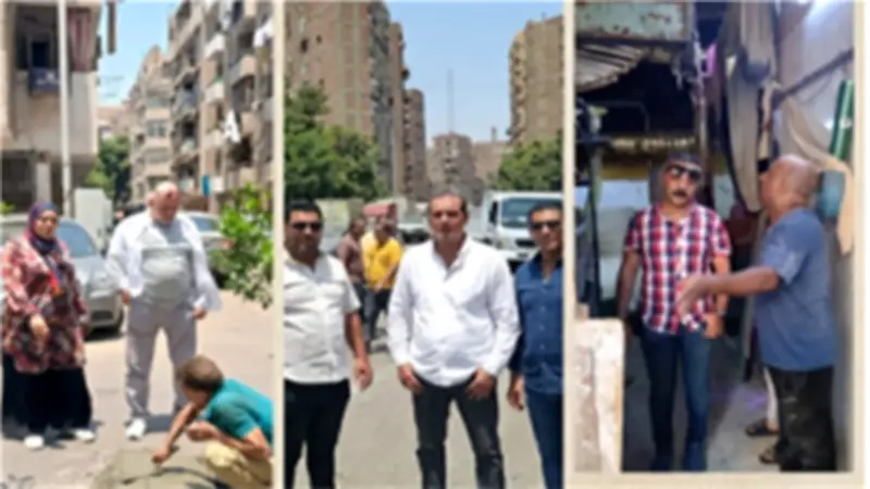 حملات مكبرة لرفع الإشغالات وإزالة مخالفات البناء في أحياء الجيزة