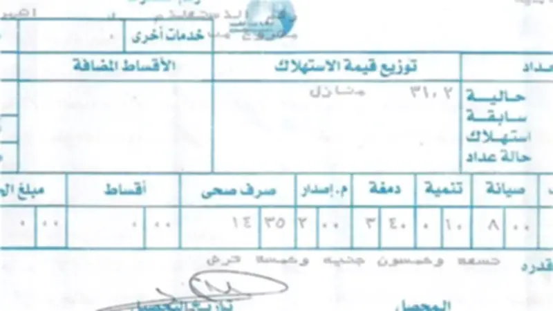 خطوات الاستعلام عن فاتورة المياه لشهر يوليو 2026 برقم العداد