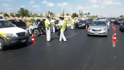 ضبط 97299 مخالفة مرورية متنوعة في 24 ساعة على الطرق المصرية