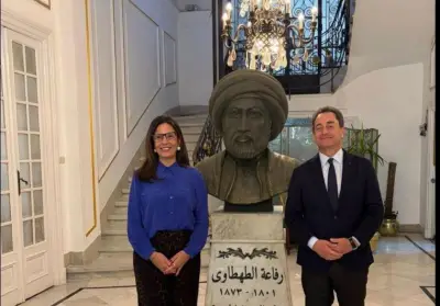 وزيرة الثقافة تبحث مع السفير الفرنسي تعزيز التعاون الثقافي