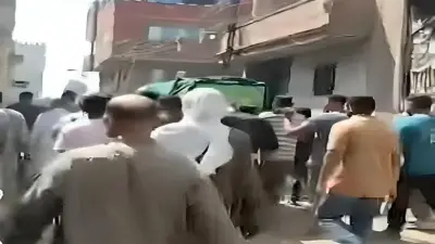 تشييع جثمان الطفلة ملك ضحية لدغة كوبرا ثالث ضحايا الشرقية