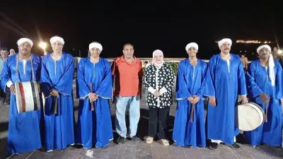 فرقة المنيا للفنون الشعبية تتألق في احتفال ذكرى ثورة 30 يونيو