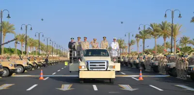 الرئيس السيسي يشهد اصطفاف القوات خلال افتتاح مقر القيادة الاستراتيجية فيديو