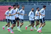 نادي الصفوة بالعاشر من رمضان يتزين بالأعلام استعدادًا لدعم الفراعنة أمام الأرجنتين