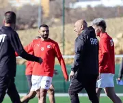 إلغاء مران منتخب مصر بعد ساعة بسبب عاصفة رعدية