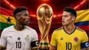 تردد القنوات المفتوحة الناقلة لمباراة غانا وكولومبيا في كأس العالم 2026